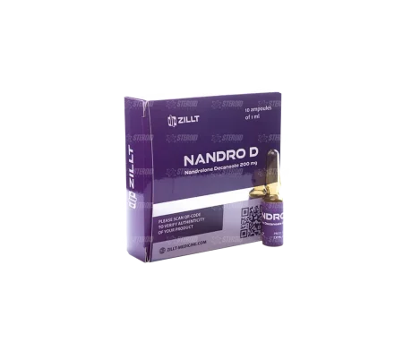 Nandrolone Decanoate 200 mg/ml – 1/10 Ampulle – Zillt Medicine Nandro D-8