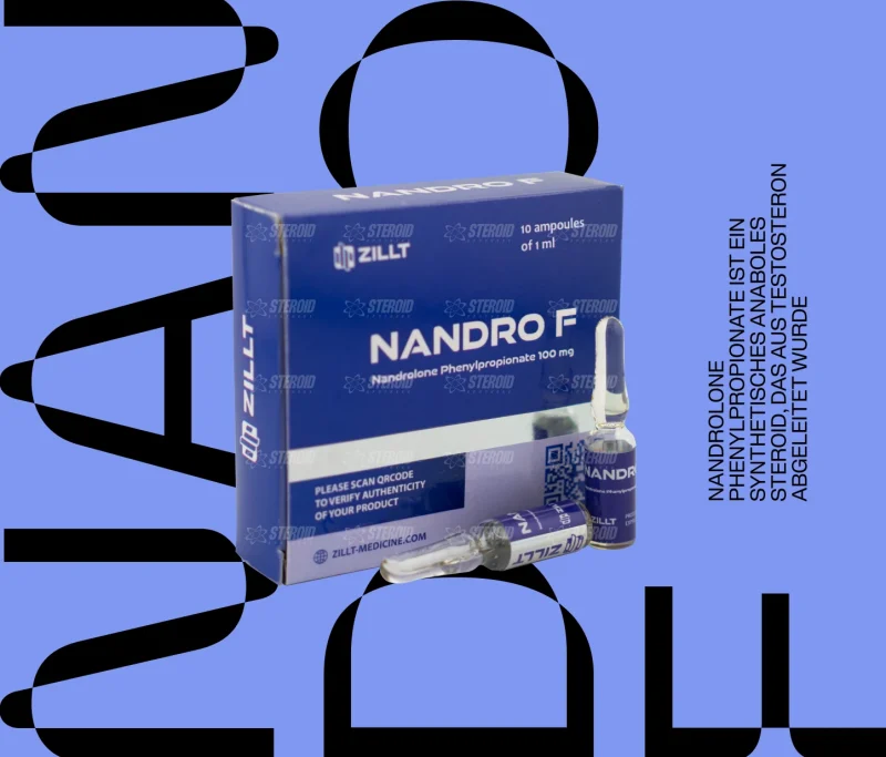 Nandrolone Phenylpropionate 100 mg/ml – 1/10 Ampulle – Zillt Medicine Nandro F-4