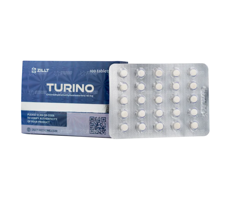 Turinabol 10 mg – 25/100 Tabletten – Zillt Medicine Turino-2