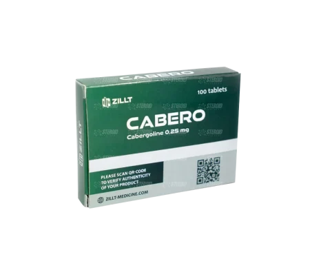 Cabergoline 0,25 mg – 25/100 Tabletten – Zillt Medicine Cabero-8