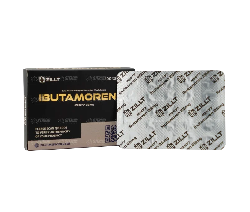 Ibutamoren (MK-677) 25 mg – 25 Tabletten – Zillt Medicine Ibutamoreno-3